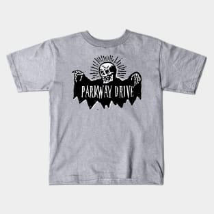 parkway drive skeleton skull Kids T-Shirt